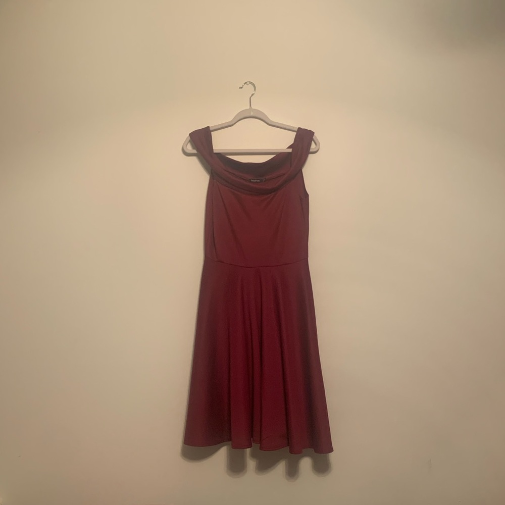 Burgundy Dress